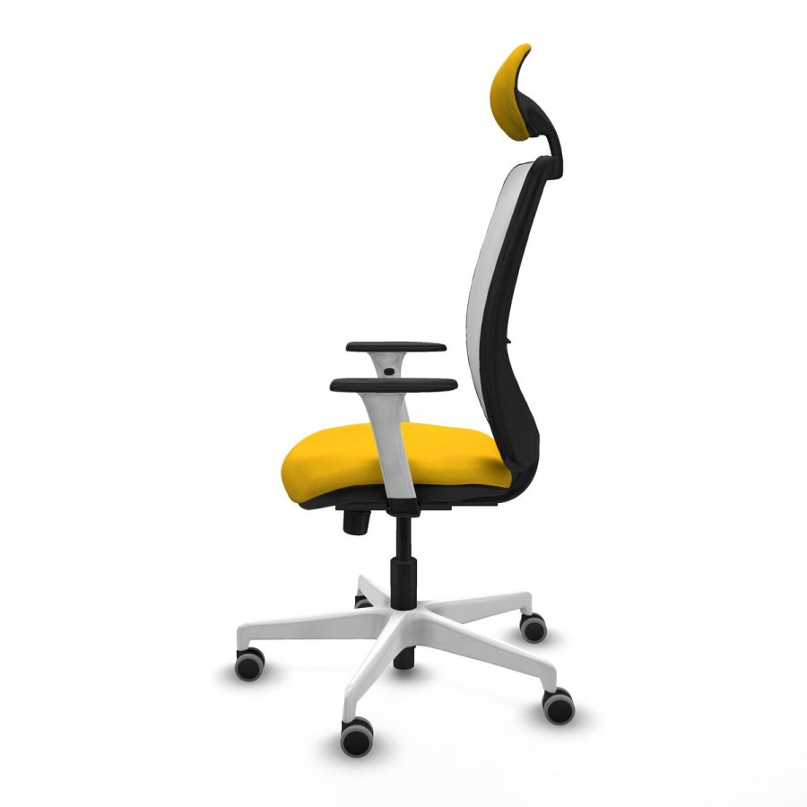 Kontorstol med hovedg�rde Zulema Piqueras y Crespo 1B026G1 Gul #3