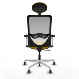 Kontorstol med hovedg�rde Zulema Piqueras y Crespo 1B026G1 Gul #5