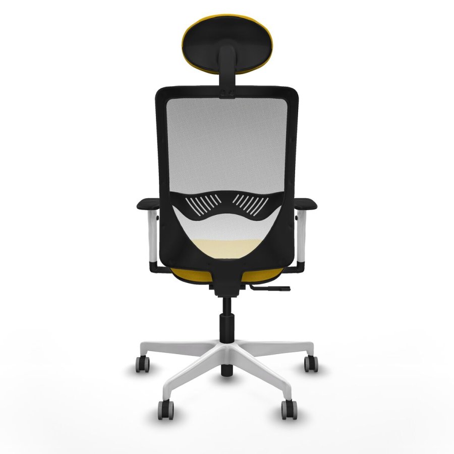 Kontorstol med hovedg�rde Zulema Piqueras y Crespo 1B026G1 Gul #5