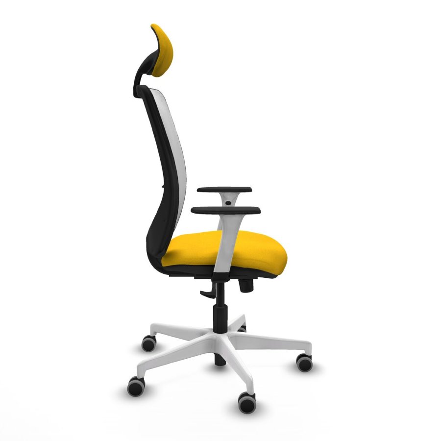 Kontorstol med hovedg�rde Zulema Piqueras y Crespo 1B026G1 Gul #7