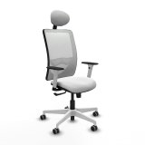 Kontorstol med hovedg�rde Zulema Piqueras y Crespo 1B026G1 Hvid #1