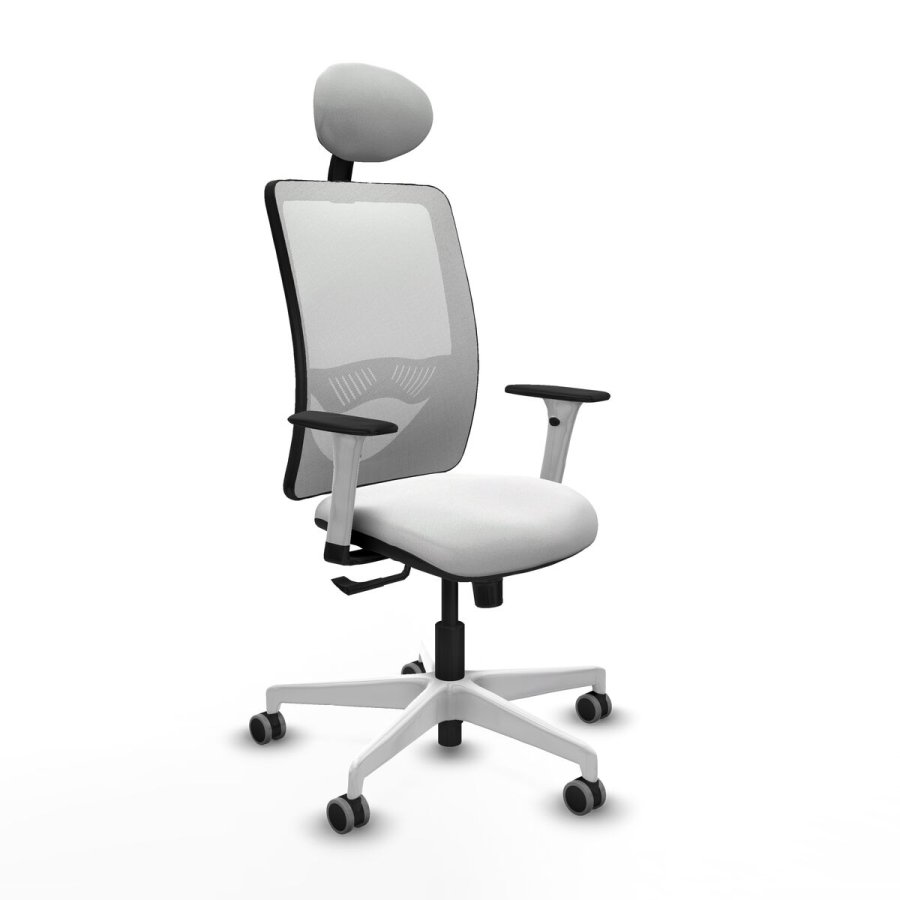 Kontorstol med hovedg�rde Zulema Piqueras y Crespo 1B026G1 Hvid #1