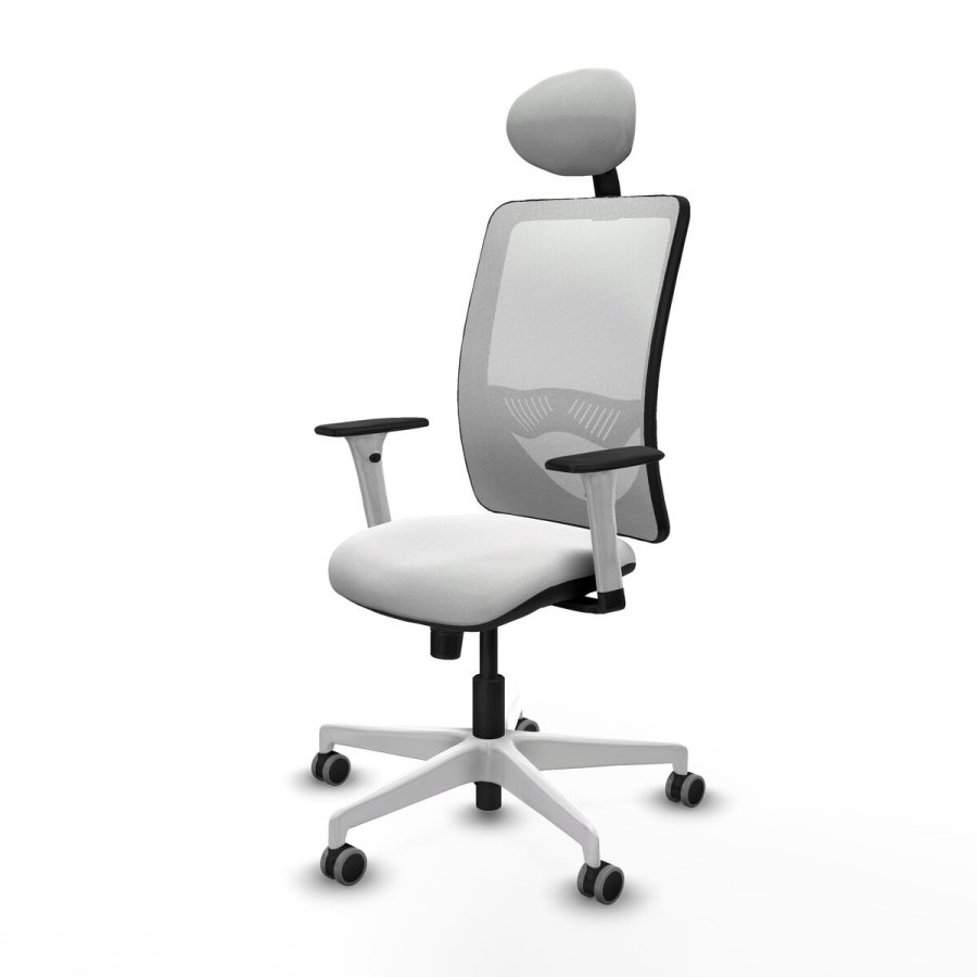 Kontorstol med hovedg�rde Zulema Piqueras y Crespo 1B026G1 Hvid #2