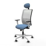 Kontorstol med hovedg�rde Zulema Piqueras y Crespo 1B026G1 Himmelbl� #2