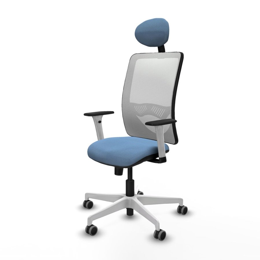 Kontorstol med hovedg�rde Zulema Piqueras y Crespo 1B026G1 Himmelbl� #2