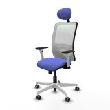 Kontorstol med hovedg�rde Zulema Piqueras y Crespo 1B026G1 Lysebl� #2