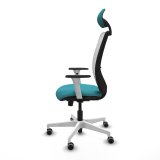 Kontorstol med hovedg�rde Zulema Piqueras y Crespo 1B026G1 Turkisbl� #3