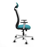 Kontorstol med hovedg�rde Zulema Piqueras y Crespo 1B026G1 Turkisbl� #7