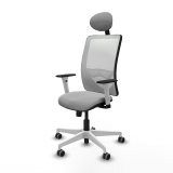 Kontorstol med hovedg�rde Zulema Piqueras y Crespo 1B026G1 Lysegr� #2