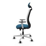 Kontorstol med hovedg�rde Zulema Piqueras y Crespo 1B026G1 Hvid Petroleum gr�n #3