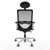 Kontorstol med hovedg�rde Zulema Piqueras y Crespo 1B026G1 Hvid Petroleum gr�n #5