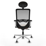 Kontorstol med hovedg�rde Zulema Piqueras y Crespo 1B026G1 Hvid M�rkebrun #5