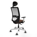 Kontorstol med hovedg�rde Zulema Piqueras y Crespo 1B026G1 Hvid M�rkebrun #6