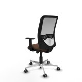 Kontorstol Zulema Piqueras y Crespo 1D086G0 Hvid M�rkebrun #4