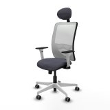 Kontorstol med hovedg�rde Zulema Piqueras y Crespo 1B026G1 M�rkegr� #2