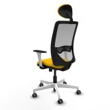 Kontorstol med hovedg�rde Zulema Piqueras y Crespo 1B026G1 Gul #4
