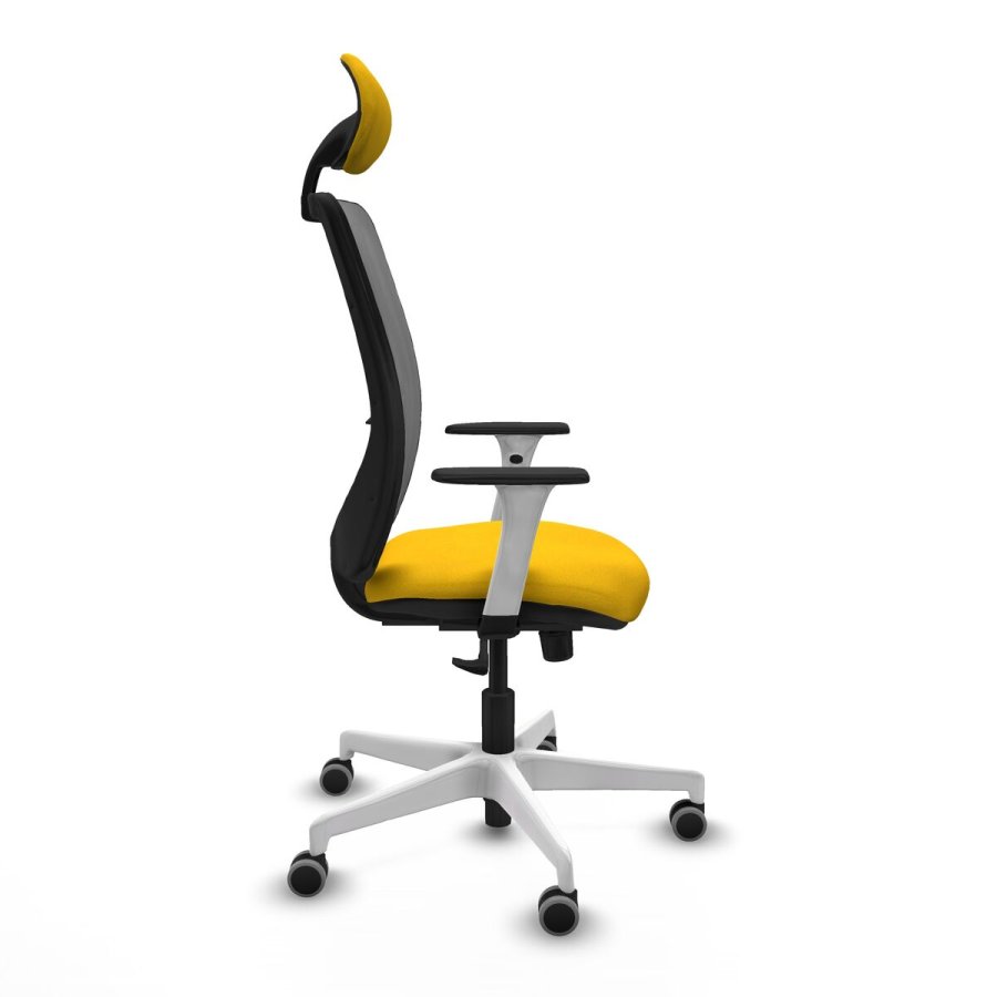 Kontorstol med hovedg�rde Zulema Piqueras y Crespo 1B026G1 Gul #7