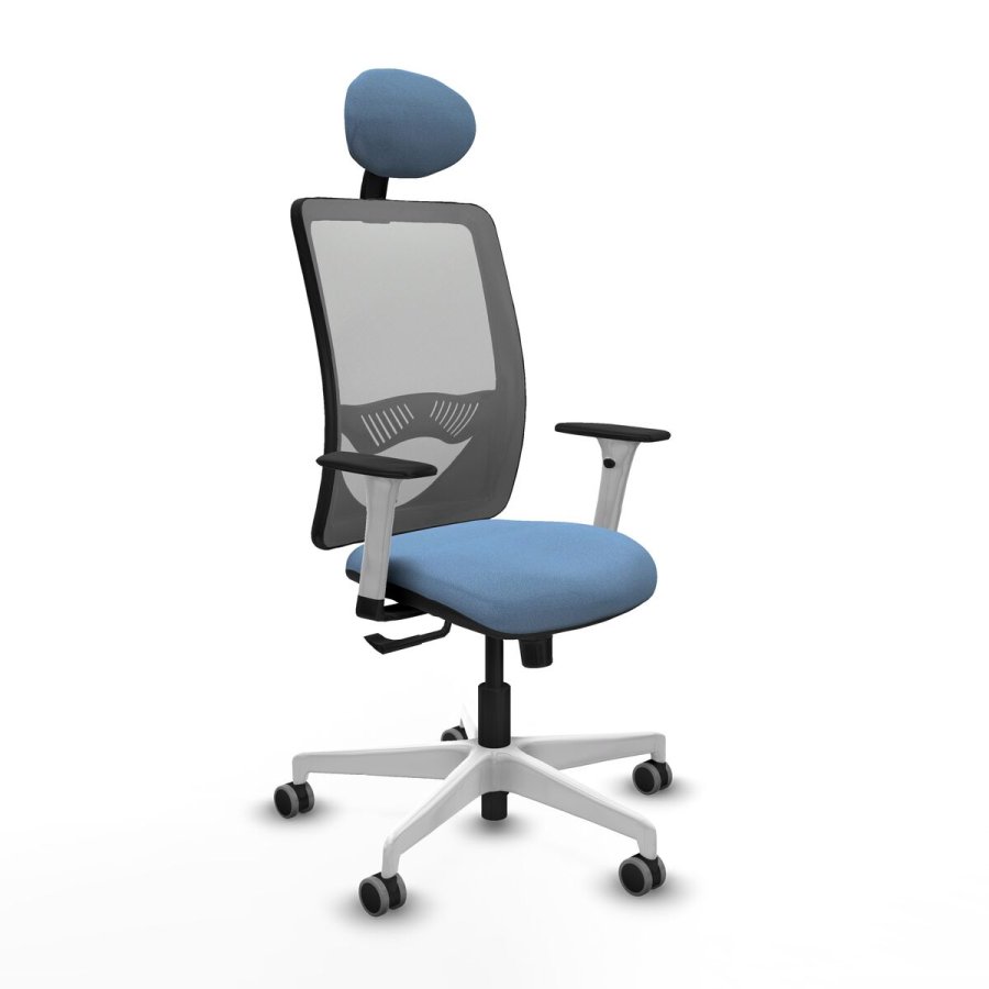 Kontorstol med hovedg�rde Zulema Piqueras y Crespo 1B026G1 Himmelbl� #1