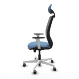 Kontorstol med hovedg�rde Zulema Piqueras y Crespo 1B026G1 Himmelbl� #3