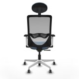 Kontorstol med hovedg�rde Zulema Piqueras y Crespo 1B026G1 Himmelbl� #5