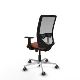 Kontorstol Zulema Piqueras y Crespo 1D086G0 Brun Gr� #4