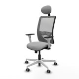 Kontorstol med hovedg�rde Zulema Piqueras y Crespo 1B026G1 Lysegr� #2