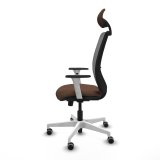 Kontorstol med hovedg�rde Zulema Piqueras y Crespo 1B026G1 Gr� M�rkebrun #3