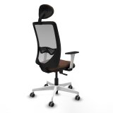 Kontorstol med hovedg�rde Zulema Piqueras y Crespo 1B026G1 Gr� M�rkebrun #6