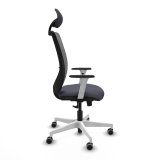 Kontorstol med hovedg�rde Zulema Piqueras y Crespo 1B026G1 M�rkegr� #7