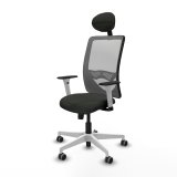 Kontorstol med hovedg�rde Zulema Piqueras y Crespo 1B026G1 Sort #2