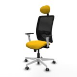 Kontorstol med hovedg�rde Zulema Piqueras y Crespo 1B026G1 Gul #2