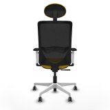 Kontorstol med hovedg�rde Zulema Piqueras y Crespo 1B026G1 Gul #5