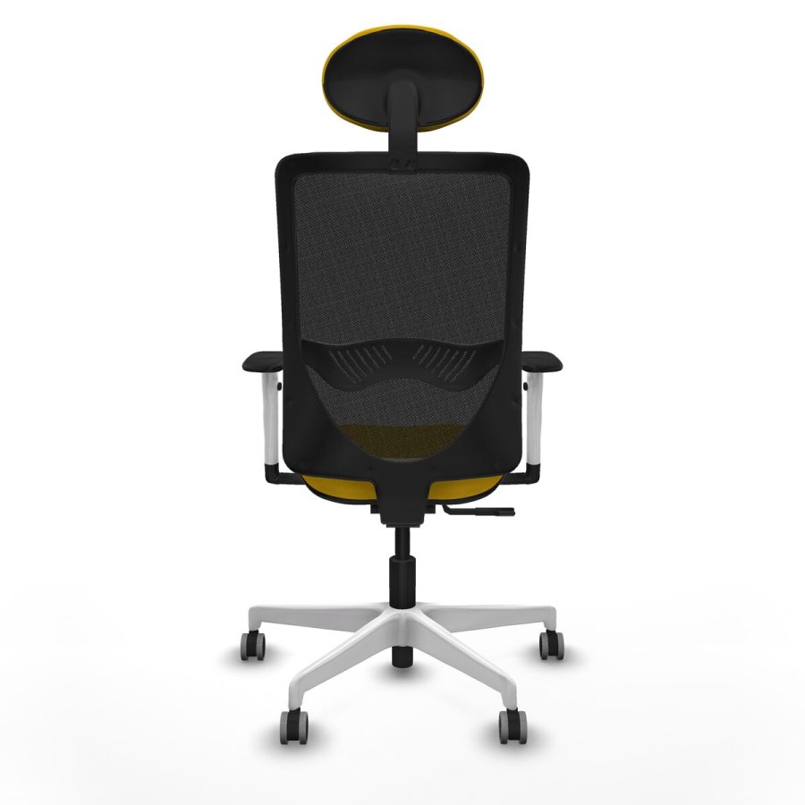 Kontorstol med hovedg�rde Zulema Piqueras y Crespo 1B026G1 Gul #5