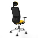 Kontorstol med hovedg�rde Zulema Piqueras y Crespo 1B026G1 Gul #6