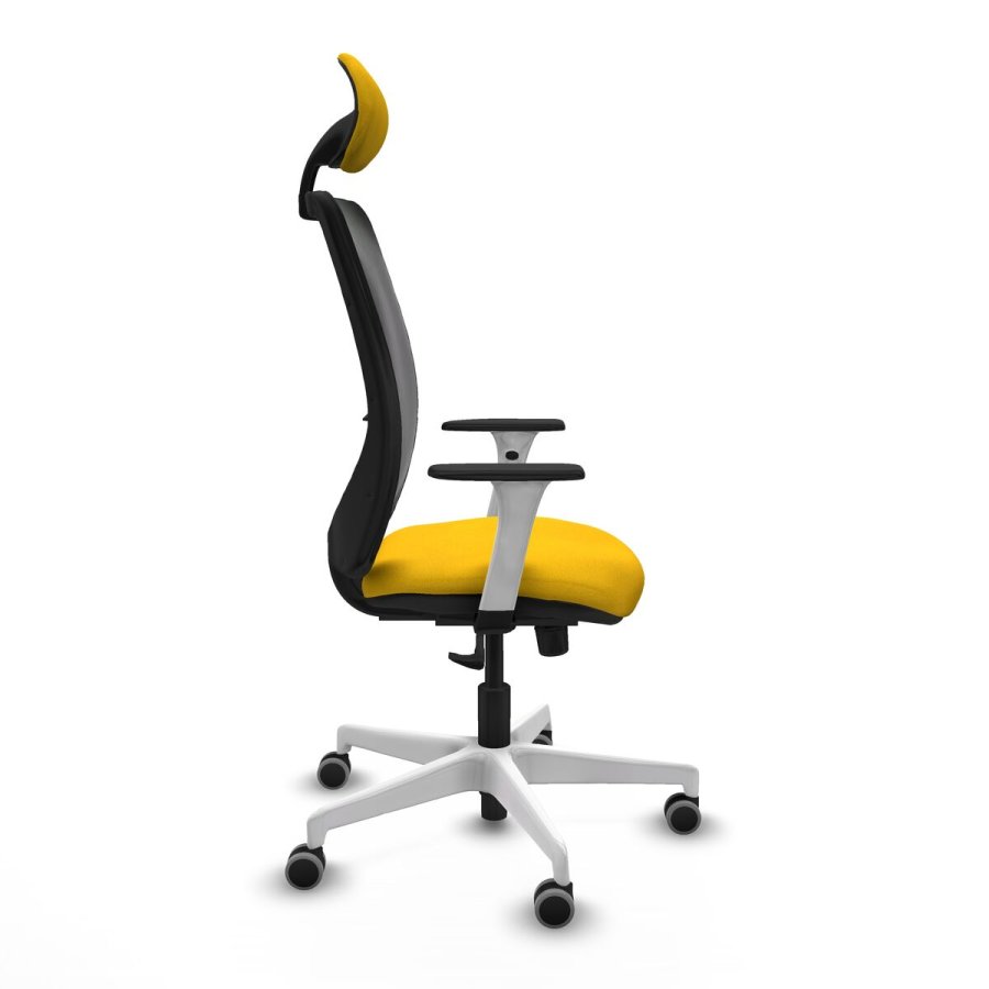 Kontorstol med hovedg�rde Zulema Piqueras y Crespo 1B026G1 Gul #7