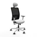 Kontorstol med hovedg�rde Zulema Piqueras y Crespo 1B026G1 Hvid #1