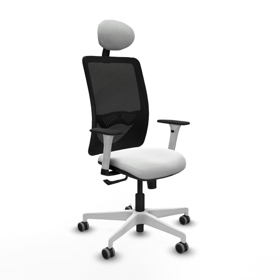 Kontorstol med hovedg�rde Zulema Piqueras y Crespo 1B026G1 Hvid #1