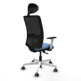 Kontorstol med hovedg�rde Zulema Piqueras y Crespo 1B026G1 Himmelbl� #6