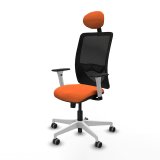 Kontorstol med hovedg�rde Zulema Piqueras y Crespo 1B026G1 Orange #2