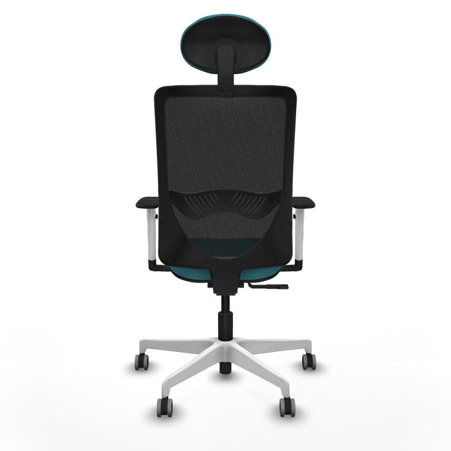 Kontorstol med hovedg�rde Zulema Piqueras y Crespo 1B026G1 Turkisbl� #5