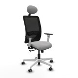 Kontorstol med hovedg�rde Zulema Piqueras y Crespo 1B026G1 Lysegr� #1