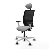 Kontorstol med hovedg�rde Zulema Piqueras y Crespo 1B026G1 Lysegr� #2