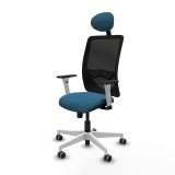 Kontorstol med hovedg�rde Zulema Piqueras y Crespo 1B026G1 Sort Petroleum gr�n #2