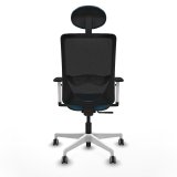 Kontorstol med hovedg�rde Zulema Piqueras y Crespo 1B026G1 Sort Petroleum gr�n #5