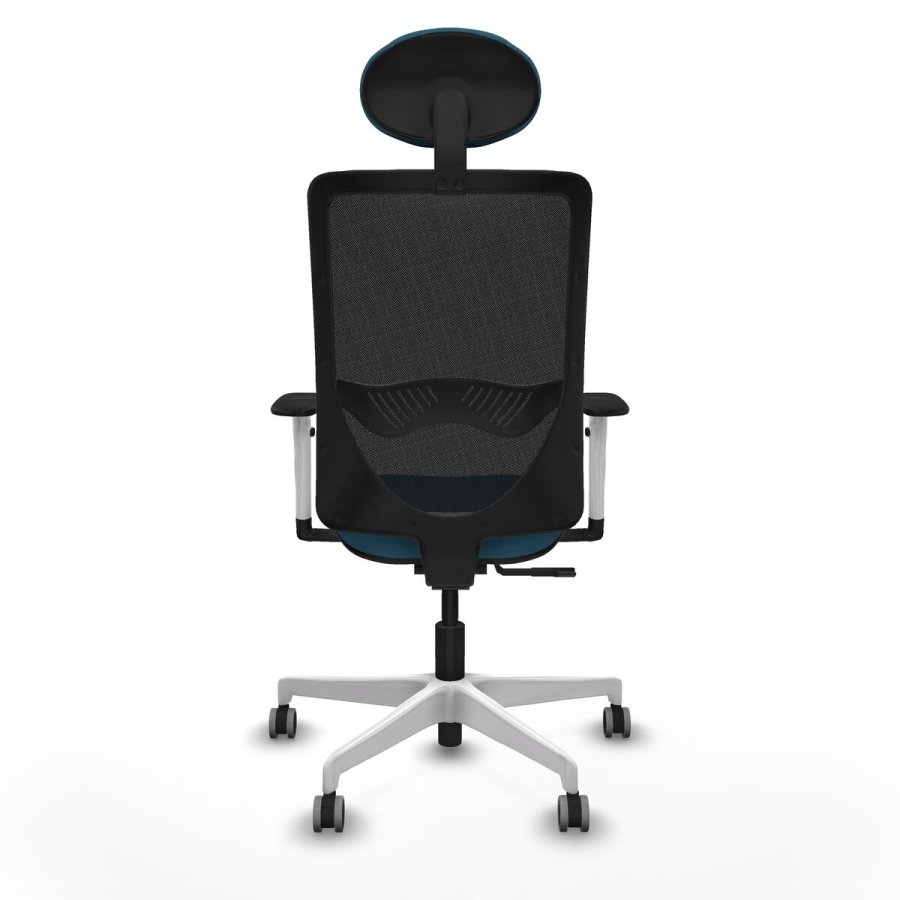 Kontorstol med hovedg�rde Zulema Piqueras y Crespo 1B026G1 Sort Petroleum gr�n #5