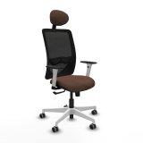 Kontorstol med hovedg�rde Zulema Piqueras y Crespo 1B026G1 M�rkebrun #1