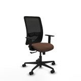 Kontorstol Zulema Piqueras y Crespo 1D036N0 Sort M�rkebrun #1