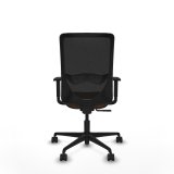 Kontorstol Zulema Piqueras y Crespo 1D036N0 Sort M�rkebrun #5