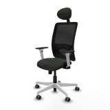 Kontorstol med hovedg�rde Zulema Piqueras y Crespo 1B026G1 Sort #2