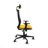 Kontorstol med hovedg�rde Piqueras y Crespo D036G2W Gul #7